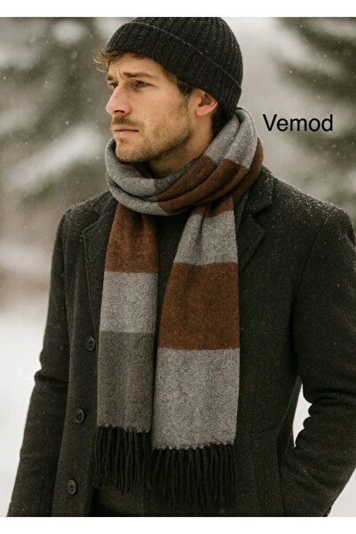 Vemod Polyviscon Woven Winter Quality Men's Scarf