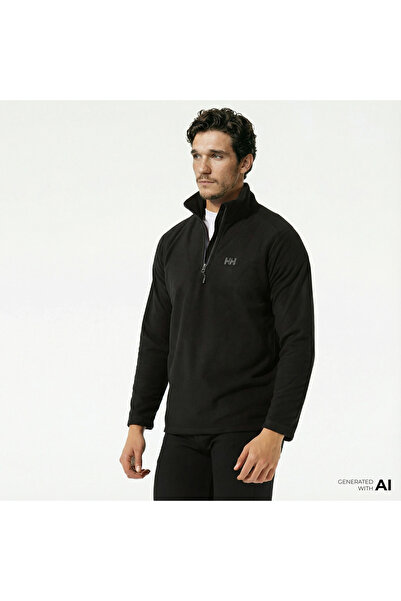 Helly Hansen Daybreaker Zip Fleece Erkek Siyah Polar