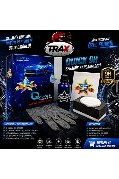 ARACINIZ İÇİN EN İYİSİ T-RAX 9H Seramik Kaplama 50 ML Seramik Set