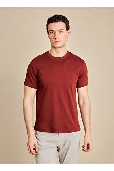 BROOKS BROTHERS Bakır Erkek Standart T-Shirt BBSS26MTS002