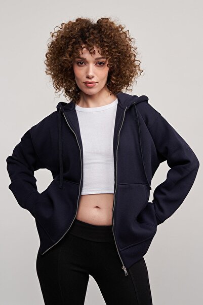 Mbey Full Zipper Hooded Sweatshirt