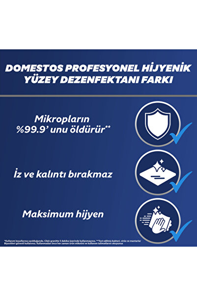 Domestos PRO YÜZEY DEZENFEKTAN SPREY 750 ML