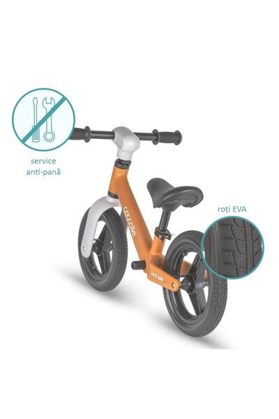 Coccolle Bicicletă fără pedale First Way, culoare bej cookie