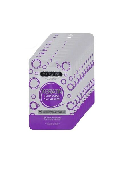 Genel Markalar Keratin Saç Maskesi 25 ML (24 ADET) - Yıpranmış Saçlar İçin - ...