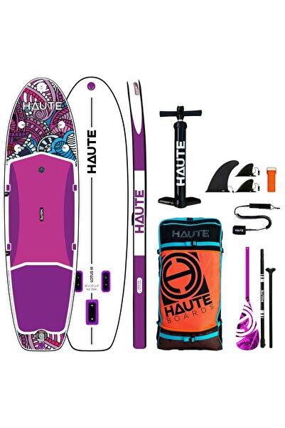 HAUTE BOARDS Lotus III 10'0 Şişme Sup Yoga Board (Kürek Sörfü) - Full Paket