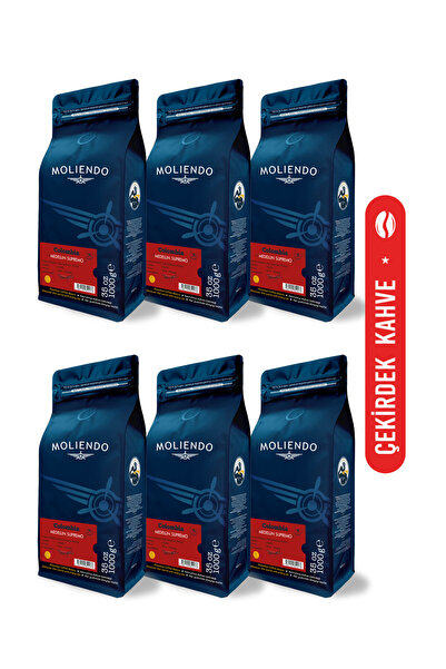Moliendo Finest Coffee Colombia Medellin Supremo Yöresel Kahve Avantaj Paketi...