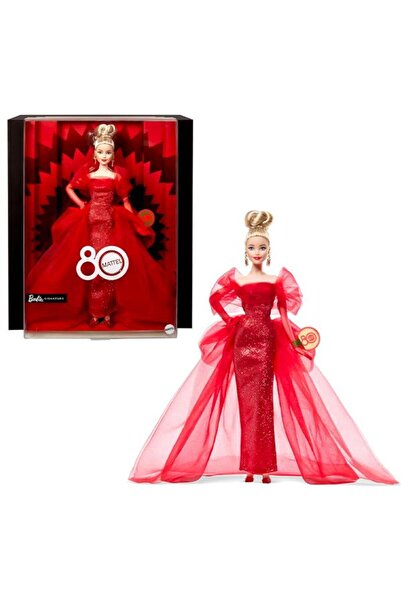 mattel Barbie 80. Yıl Dönümü Koleksiyon Sarışın Bebek JBJ17
