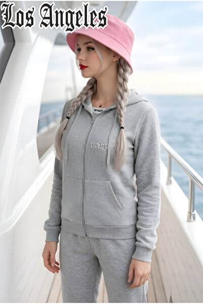 HOFFNUNG Σετ αθλητικής φόρμας Full-Zip FULL HOODIE Γυναικεία με κουκούλα over...