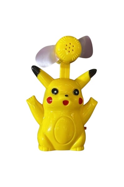 E-ANAMAG Portable fan, Pokemon Pikachu type, yellow