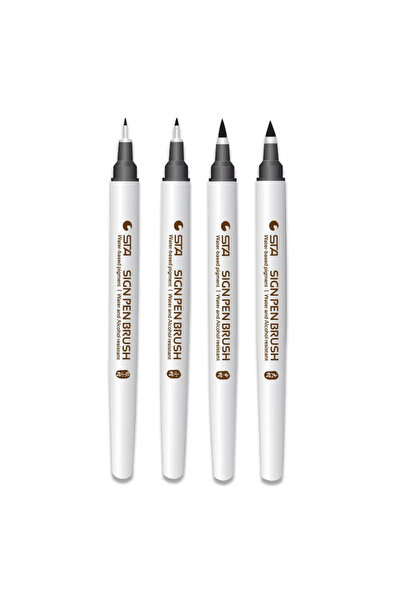 Choice 4 Pcs Set 4pcs/set Waterproof Calligraphy Pen Soft Brush Sketching Let...
