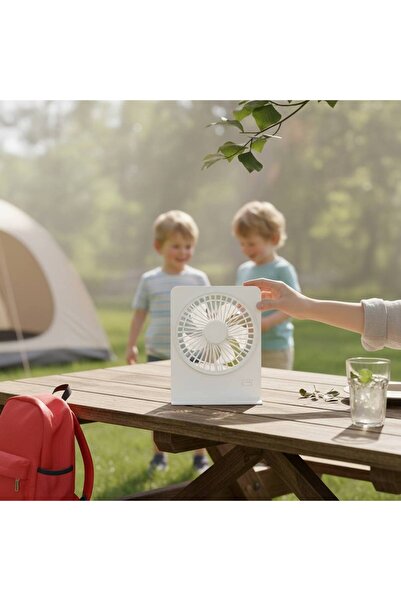 OEM Mini Ventilator De Birou 4 Viteze Mod , Reîncărcabil, Incarcare Usb-c, Su...