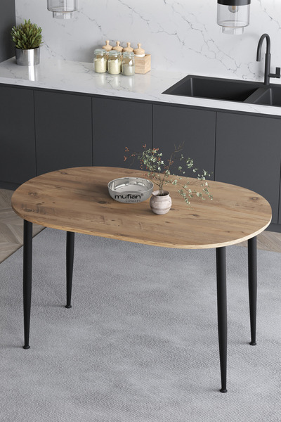 Mufian Concept Melinda 70x110 Cm İskandinav - Bohem Oval Çam Desenli Yemek - ...
