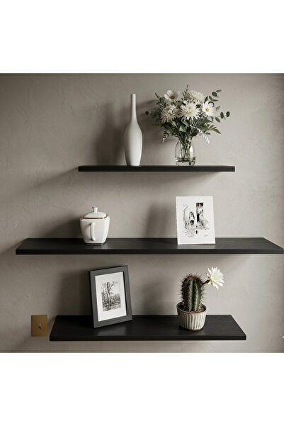 BMD MOBİLYA Üçlü Duvar Raf Seti (40*60*80 CM UZUNLUK 20 CM GENİŞLİK 18 MM KAL...