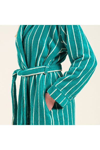 Zsa Zsa Zsu Solid Dark Green Bathrobe