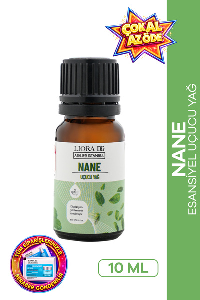 liora dg atelier istanbul Nane Yağı 10 ML Esansiyel Uçucu Yağ Aromaterapi ve ...