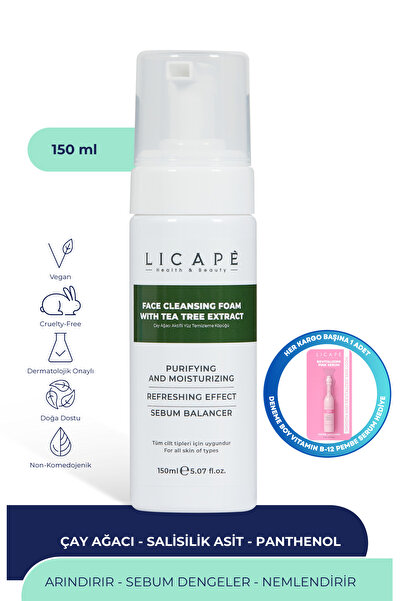 Licape Tea Tree Active Facial Cleansing Foam 150ml