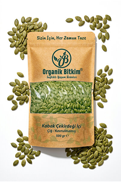 OB Organik Bitkim Kabak Çekirdeği İçi Çiğ 500 gr