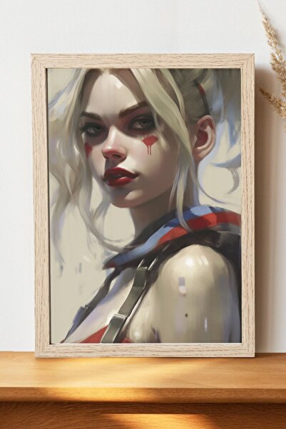 Luna Marissa Αφίσα FanArt Harley Quinn - Αφίσα τοίχου από γυαλιστερό χαρτί χω...