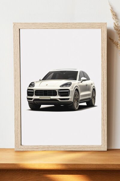 Luna Marissa Αφίσα Porsche - Αφίσα αυτοκινήτου από γυαλιστερό χαρτί χωρίς πλα...