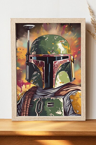 Luna Marissa Αφίσα Boba Fett - Αφίσα ψηφιακής τέχνης από χοντρό χαρτί χωρίς π...