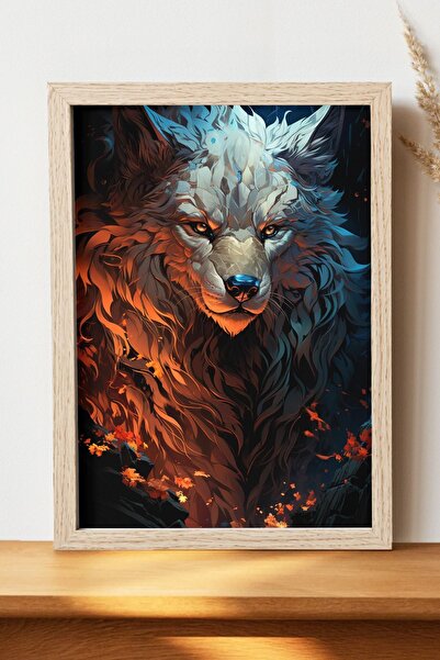 Luna Marissa Καλλιτεχνική αφίσα Wolf - Αφίσα τοίχου από γυαλιστερό χαρτί χωρί...