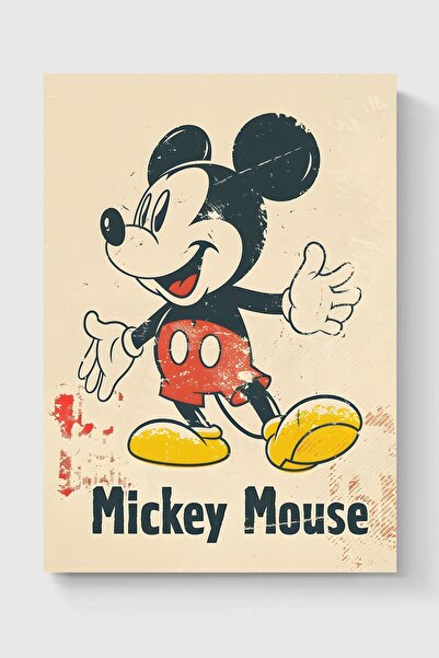 Luna Marissa Mickey Mouse Poster Çerçevesiz Duvar Posteri