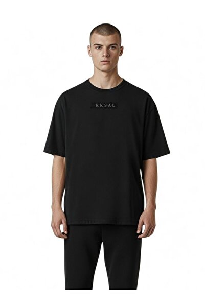 RKSAL BUTIK Rksal Unisex Sırt Baskılı Oversize T-shirt