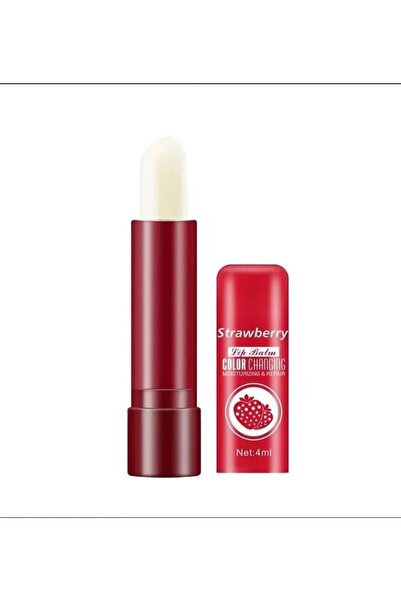 DISAAR Beauty Color Changing Lip Balm, Strawberry Flavor - 1 Piece, 4ml
