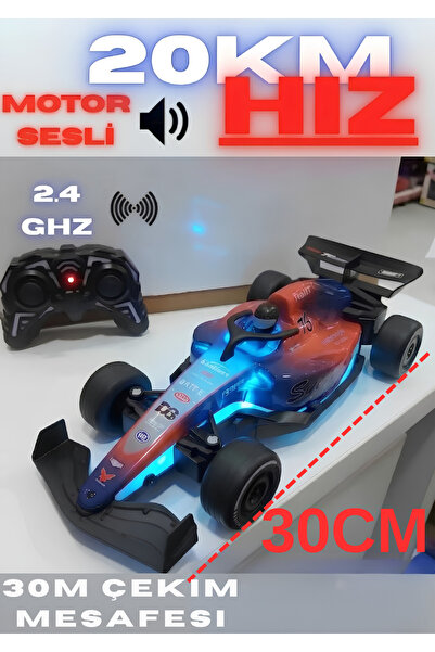 Boratila Toys 2.4 Ghz 30 Cm 20 Km Hızlı Şarjlı Işıklı Motor Sesli Full Fonksi...