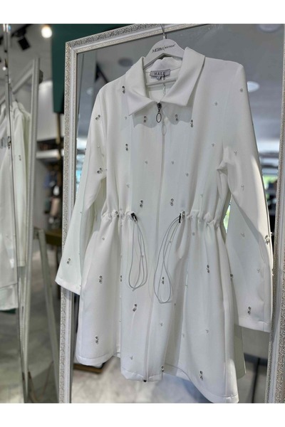 Modario Hale Jacket Double Pearl - White - 1