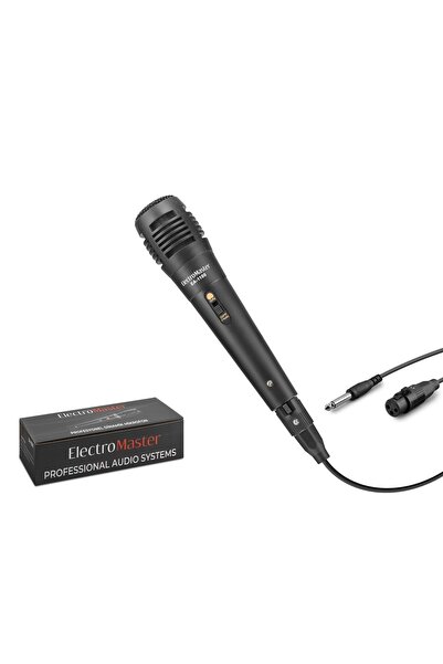 ElectroMaster ELECTRO MASTER EA1100 Kablolu Dinamik Vokal Mikrofonu 6.35 mm J...