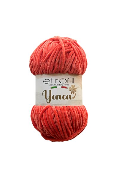 Etrofil Yonca Baby Velvet pređa za pletenje, narandžasta, 100% poliester, 100...