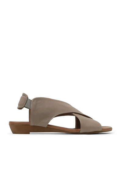 Bueno Shoes Silver Leather Women's Sandals 01Wl2408