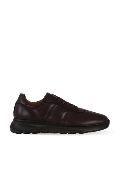 Bueno Shoes Brown Leather Men's Sports Shoes 43Ma24584