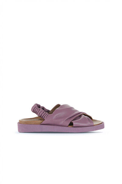 Bueno Shoes Sandale de damă din piele mov 01wu3309