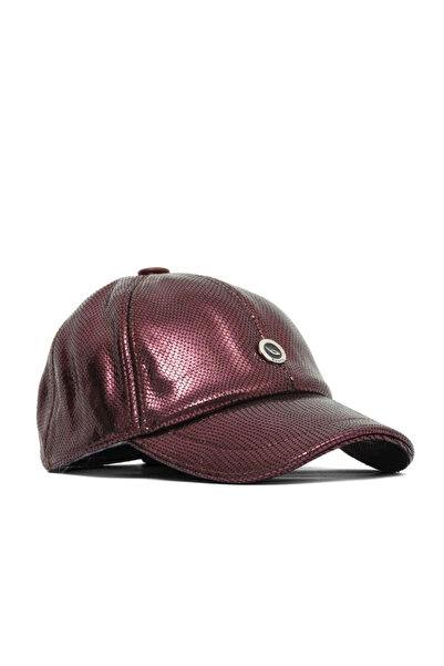 Bueno Shoes Burgundy Shiny Leather Women's Hat