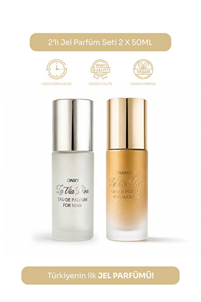 La Via Dore La Via Doré – 2’li Jel Parfüm Seti (Onyx + Diament) 2 × 30 ml EDP