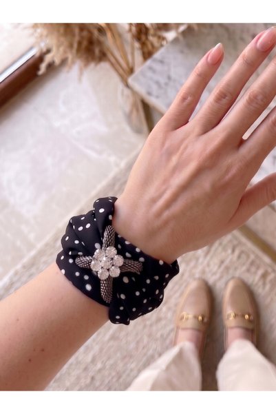 Vaura Polka Dot Buckle Multi-Purpose Scarf