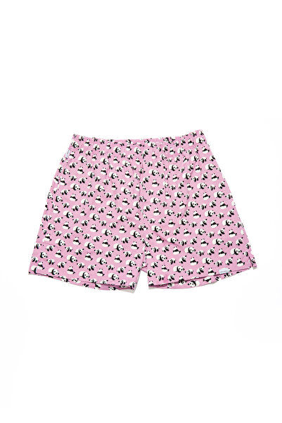 Paul Kenzie Desenli Erkek Ev Şort – Chill Space Collection – Chilly Panda