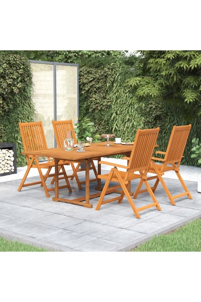 Concept Set mobilier de grădină, 5 piese, lemn masiv de acacia