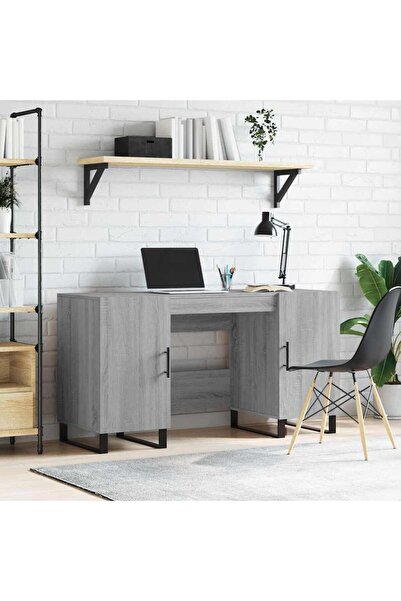 Concept Birou, gri sonoma, 140x50x75 cm, lemn compozit
