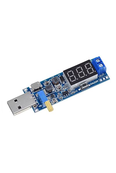 AEK-Tech DC-DC USB Boost Güç Kaynağı Voltaj Regülatör Modülü 5V to 3.3V 9V 12...