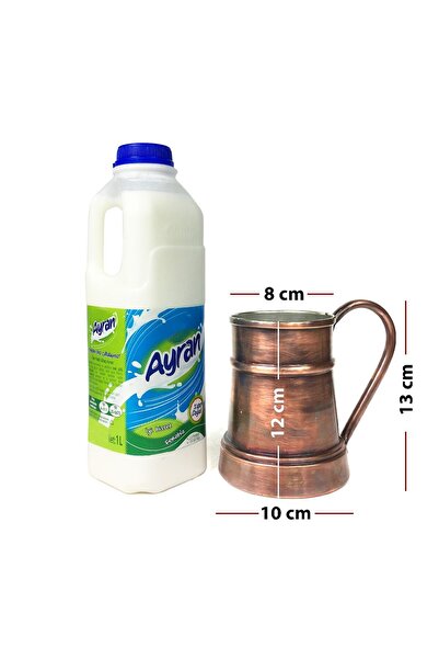 Shark Anatolia Debito Bakır Kupa Bardak Mug Oksit