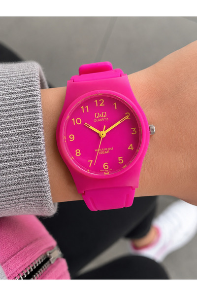 Q&Q Vp34j599y Waterproof Silicone Watchband for Teenage Girls