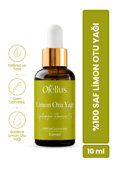 Orellus Limon Otu Yağı %100 Saf ve Doğal 10 ml