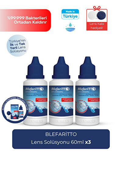 BLEFARİTTO Lens Solüsyonu 60 ml 3 Adet