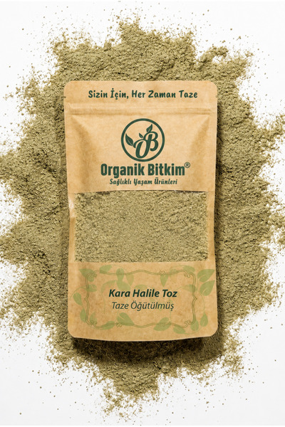 OB Organik Bitkim Organik Bitkim Kara Halile Toz (Öğütülmüş) 150 gr