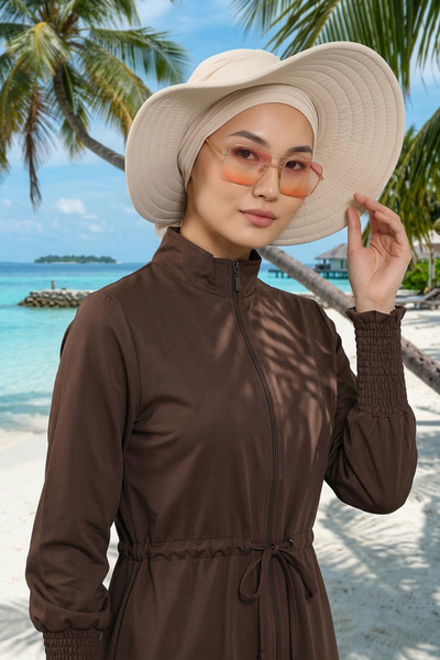 Aisha's Design Căciulă de înot cu fundă detașabilă la spate (pentru mare, pis...