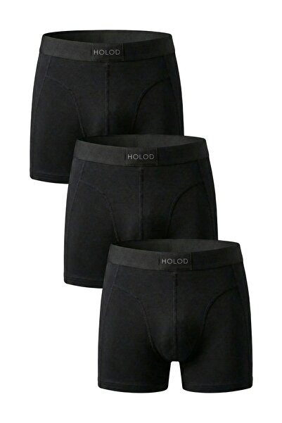 HOLOD Erkek Boxer Brief 3’lü Paket –%95 Organik Pamuk%5 Elastan – Esnek, Nefe...