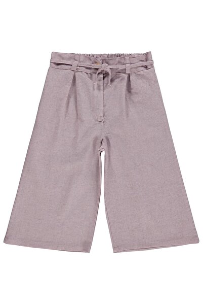 Civil Girls Pantaloni plisati pentru copii de 6-9 ani - Roz